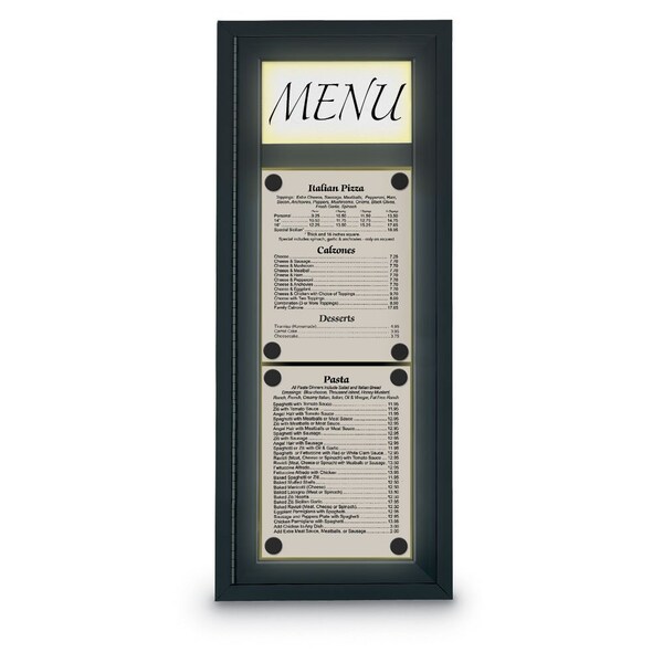 Sliding Door Indoor Enclosed Corkboard, 7